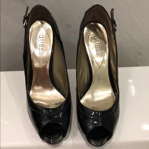 Black guess heels